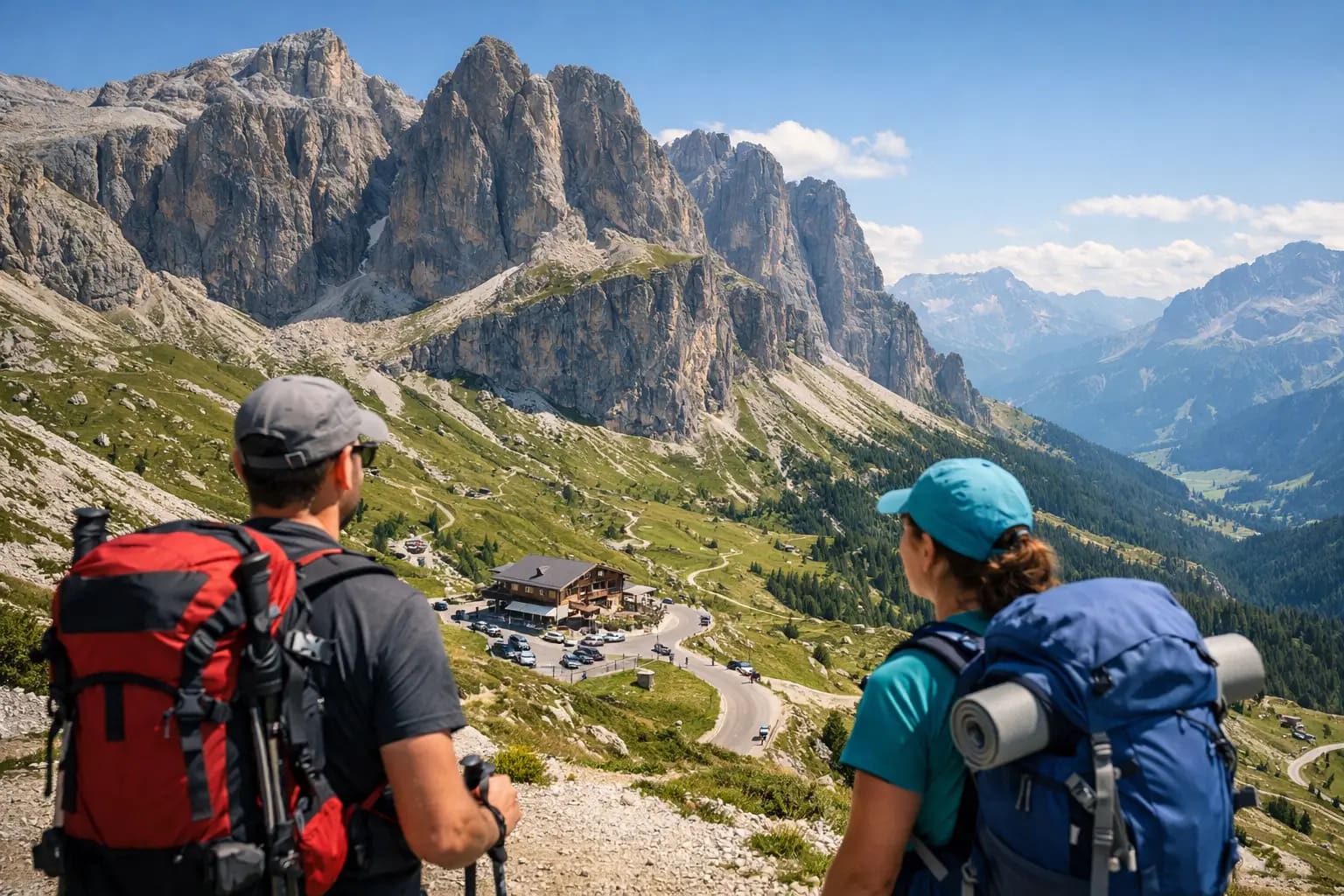 Alta Via 2 Pickup at Passo Gardena