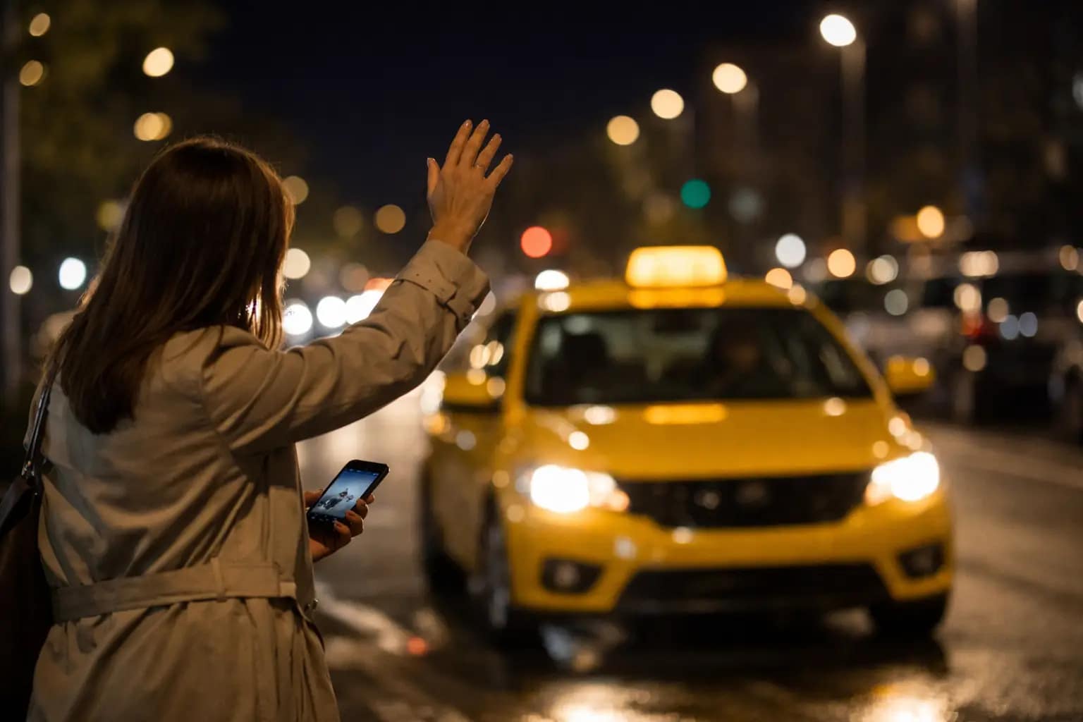 Come richiedere taxi notturno affidabile