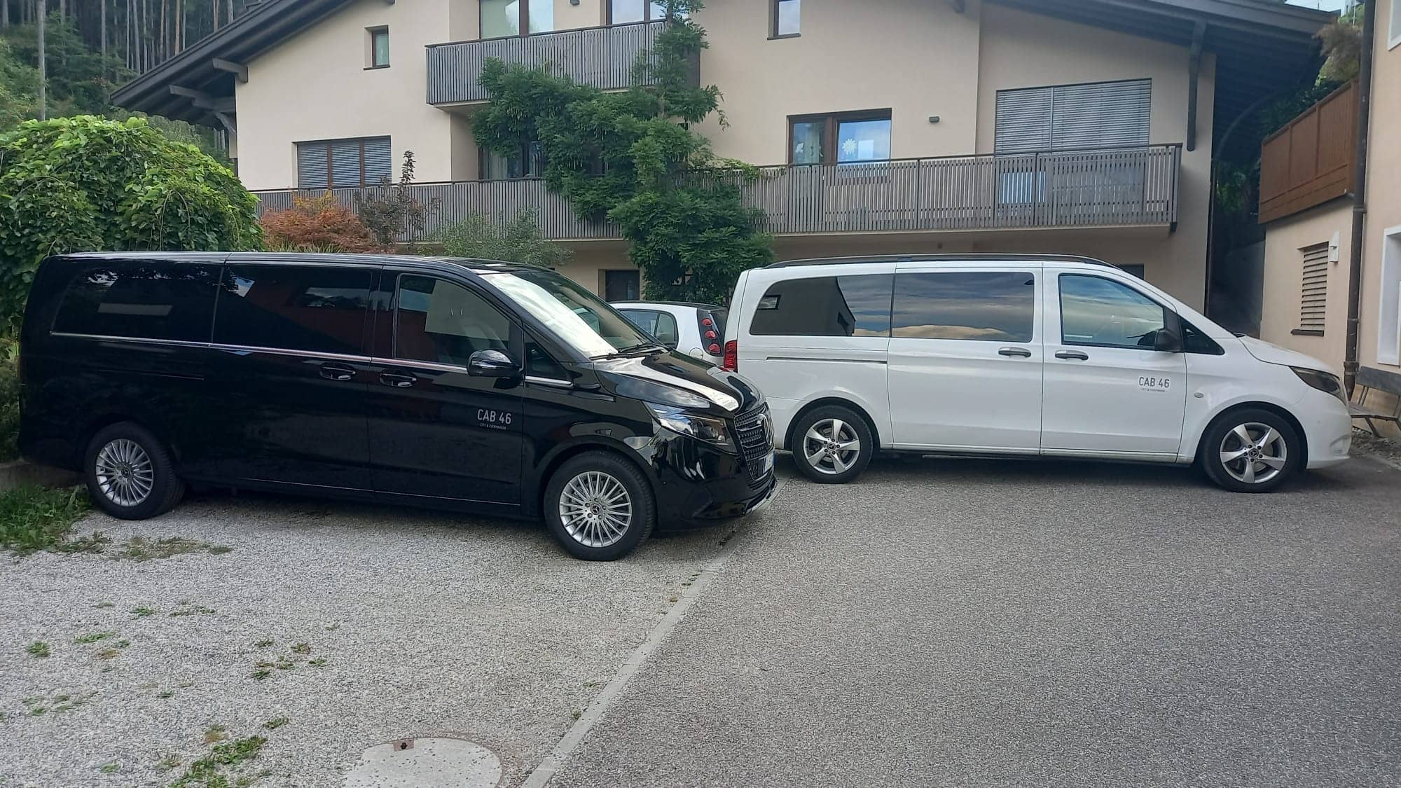 Viaggia in prima classe con il nostro taxi Mercedes Vito – Alto Adige e Dolomiti
