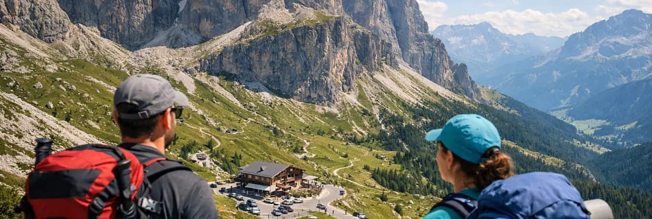 Alta Via 2 Pickup at Passo Gardena