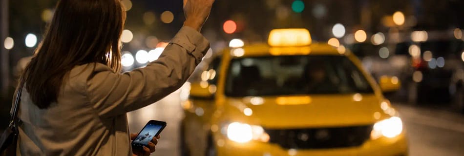 Come richiedere taxi notturno affidabile
